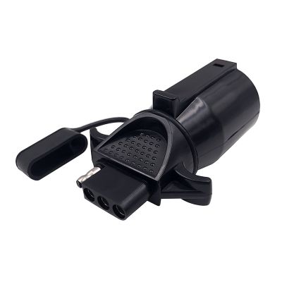 7Pin American Trailer Connector Plug Plastic Trailer Convertor Adapter
