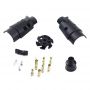 7 Pin Round European standard Trailer Socket Black materials Trailer Socket 12V Towbar Towing Socket