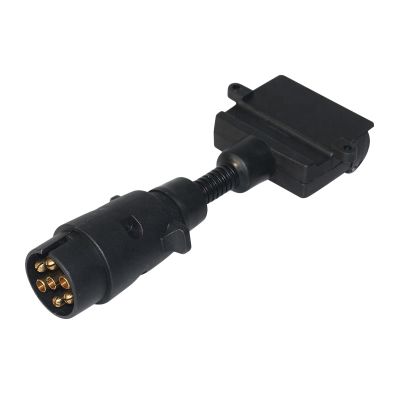 Trailer Connector Adapter Adapter Plug 7 P Flat Male to Round Female Caravan Boat Connector Part