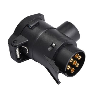 13 to 7Pin Trailer Car Electricity Connector 12V Plug Converter for RV Trailer Plug