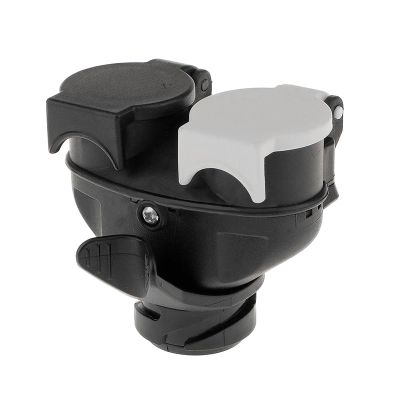 European Standard Trailer 13 Pin Plug to 12N/12S Sockets Adapter