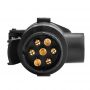 13 to 7Pin Trailer Car Electricity Connector 12V Plug Converter for RV Trailer Plug